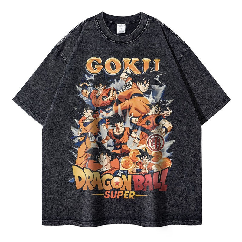 Vegeta Bejita T-shirts Oversized Anime Dragon Ball T Shirt