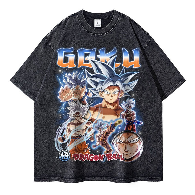 Vegeta Bejita T-shirts Oversized Anime Dragon Ball T Shirt